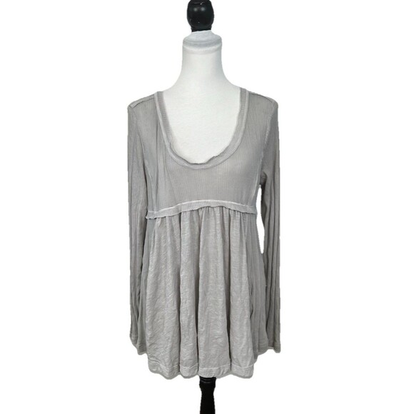 True Craft Southern Design Knit Top Size XL New NWT 36.00 Ribbed Pleated Ruffle - Picture 1 of 10